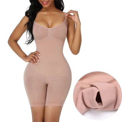 Shapiqu Sexy Bodysuits Full Coverage Shapewear Thigh Slim Body Suit